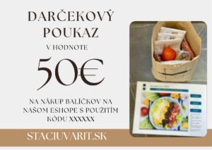 Darčekový poukaz 50€