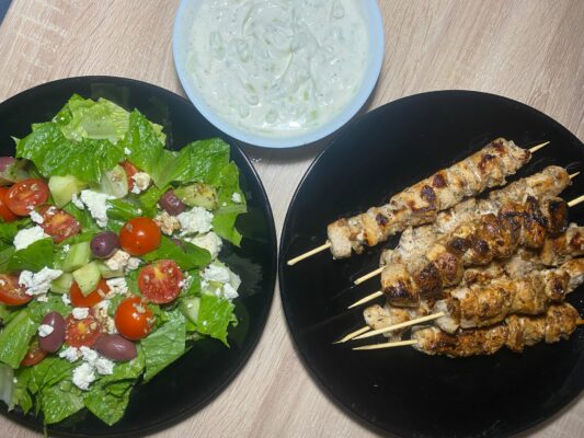 kuraci kebab s tzatziky