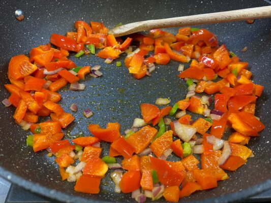 paprika v panvici