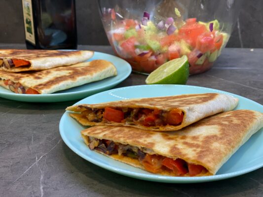 vegetarianska quesadilla