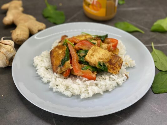 Tofu s ryzou