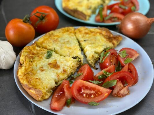 frittata s cuketou