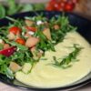 polenta so salatom