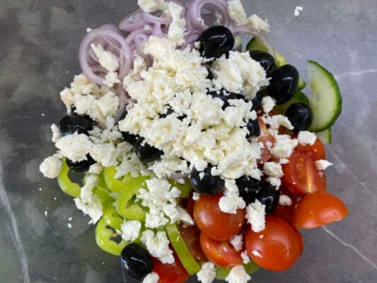 nepremiesany salat s fetou