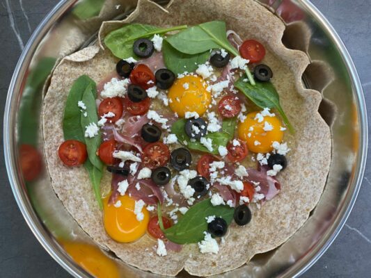 tortilla vo forme s naplnou