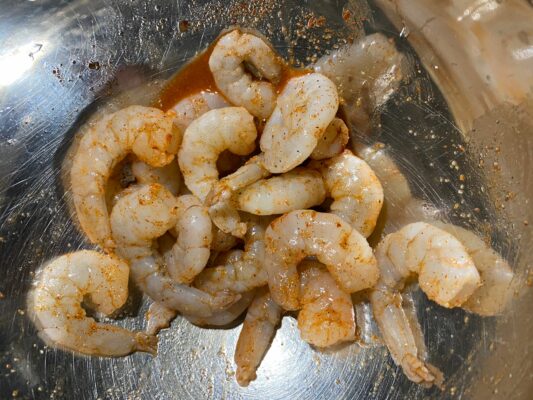 krevety v marinade