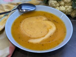 Batatovo-karfiolová polievka