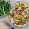 Kuracia tortillová pizza s kukuricou