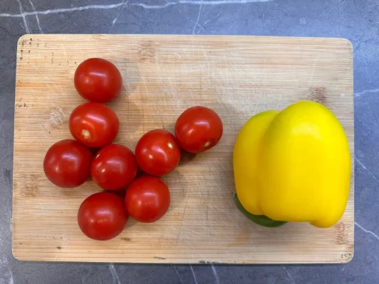 paprika s paradajkou