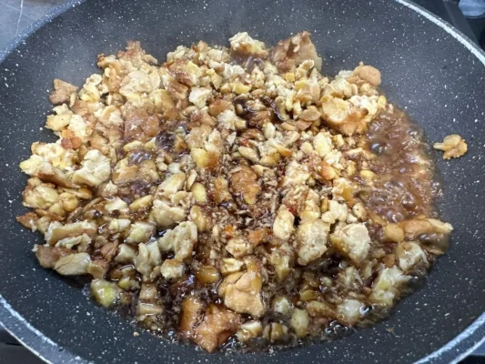 tempeh v panvici s omackou